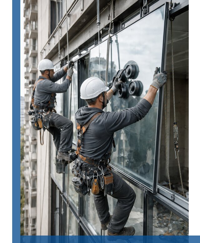 Витражное остекление фасадов и лоджий в Сочи под ключ