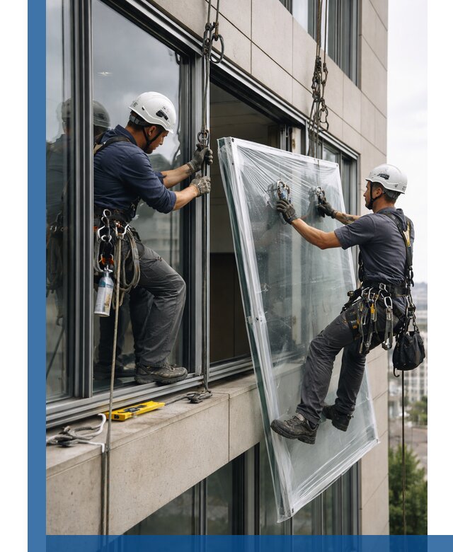 Профессиональная замена стекла в витраже в Сочи с гарантией