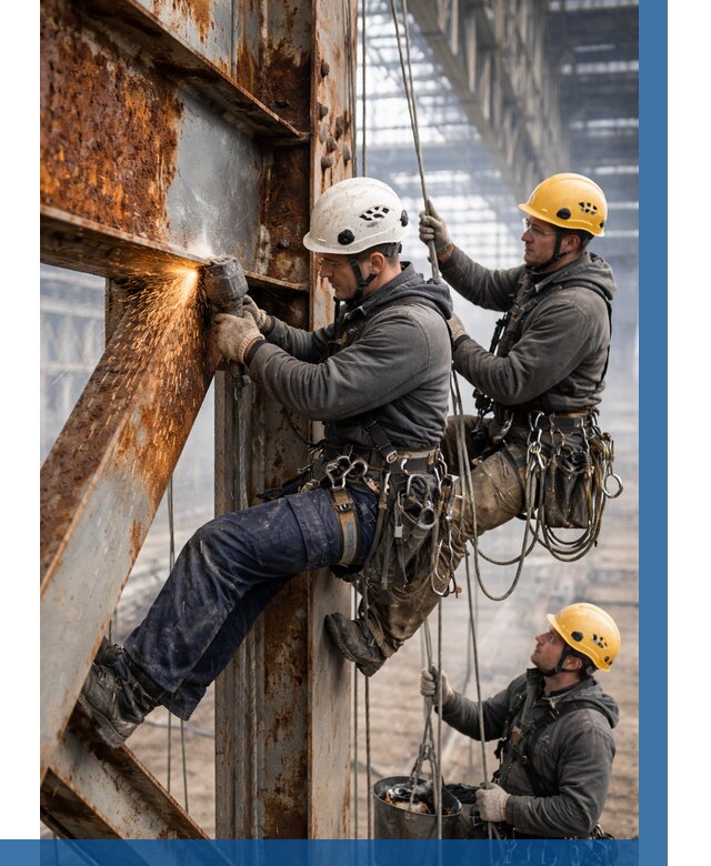 Зачистка металла от ржавчины в Сочи от 362 р. | ВЫСОТНИК-Счи