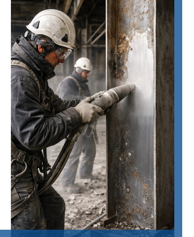 Удаление старой краски с металла в Сочи от 465 р. | ВЫСОТНИК-Счи