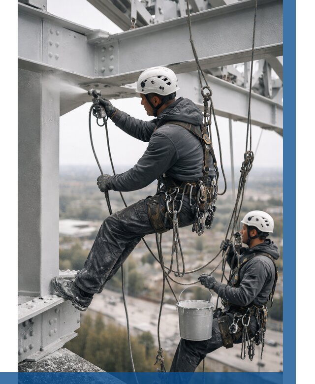 Покраска металлоконструкций на высоте в Сочи 362 р |ВЫСОТНИК-Счи