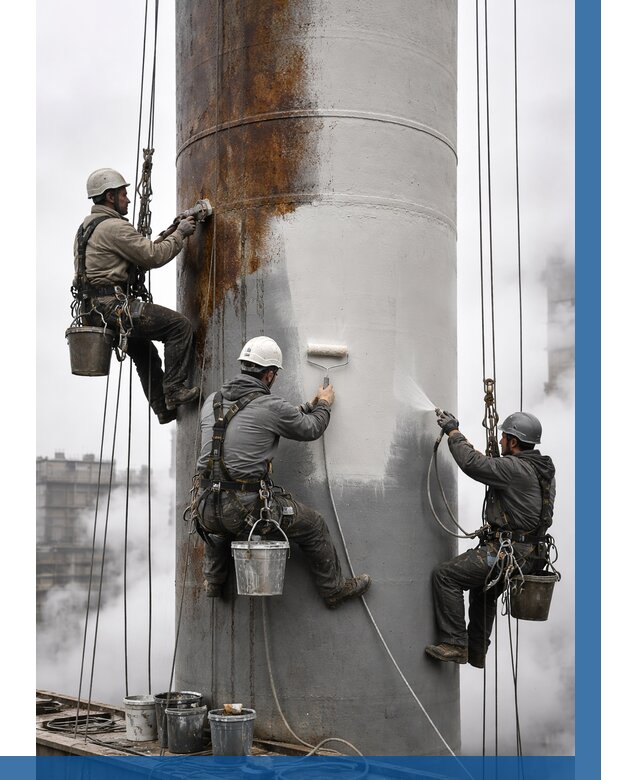 Покраска дымовых труб в Сочи от 8786 р. | ВЫСОТНИК-Счи