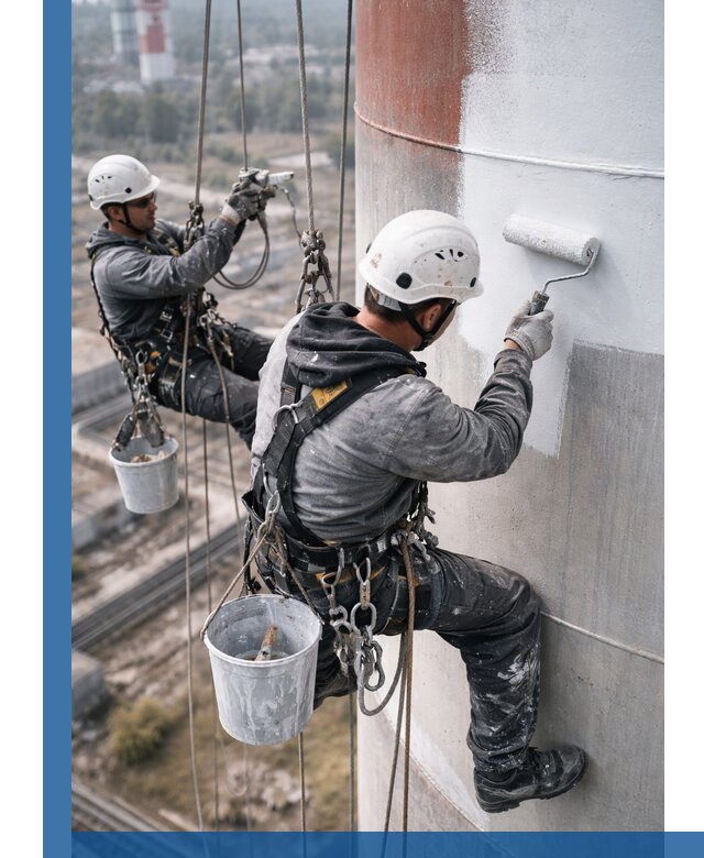 Покраска дымовых труб в Сочи: антикоррозийная защита и восстановление