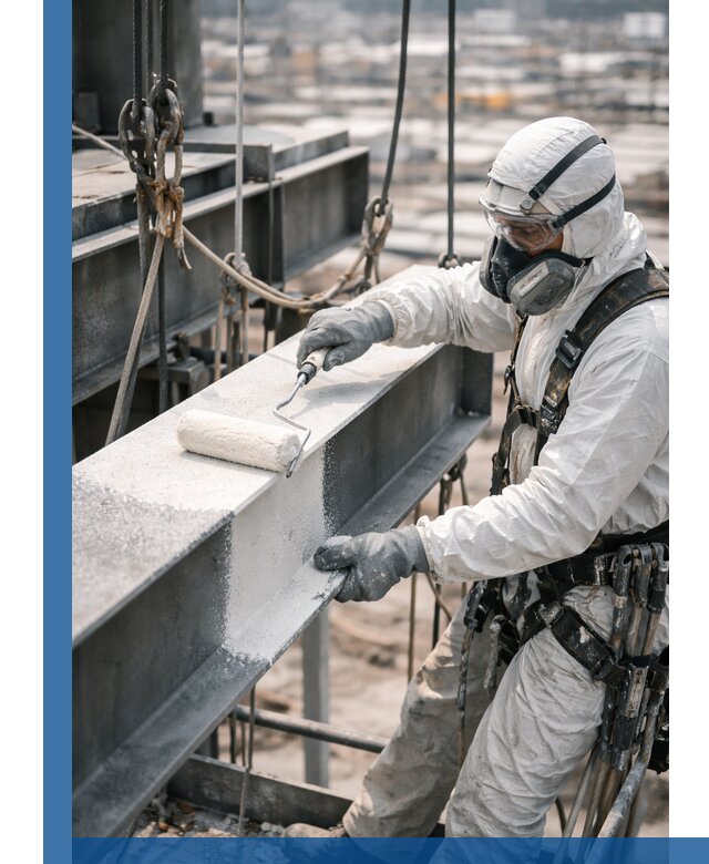 Профессиональная огнезащитная обработка металлоконструкций в Сочи