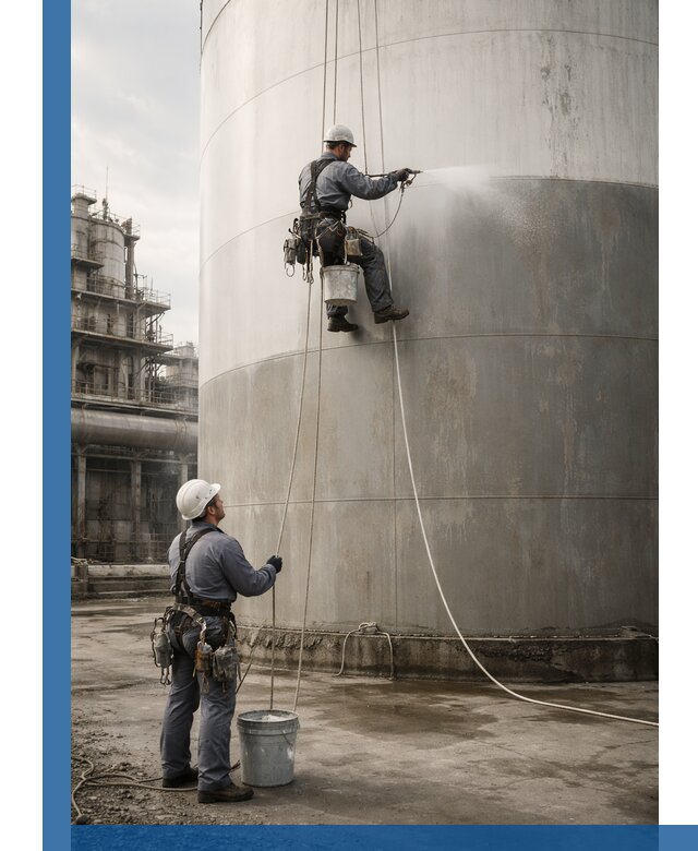 Покраска стальных резервуаров и емкостей в Сочи профессионально