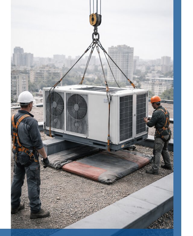 Подъем груза на крышу в Сочи от 5168 р. | ВЫСОТНИК-Счи заказать