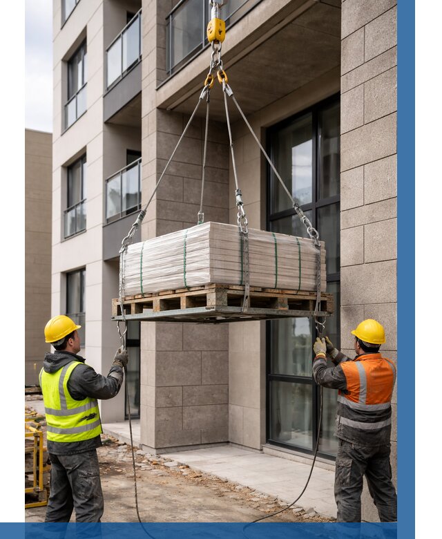 Подъем керамогранита на этаж в Сочи от 3618 р. | ВЫСОТНИК-Счи