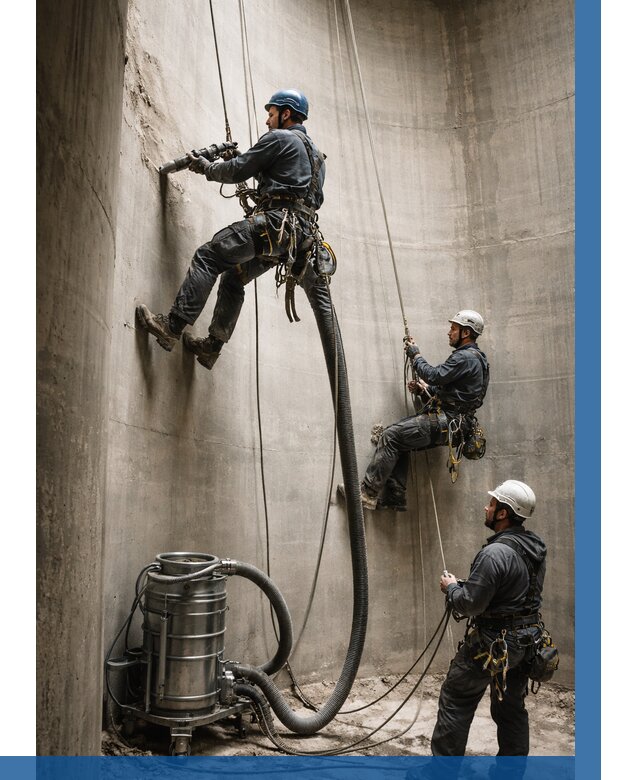 Зачистка силосов в Сочи от 4651 р. Договор и смета ВЫСОТНИК-Счи