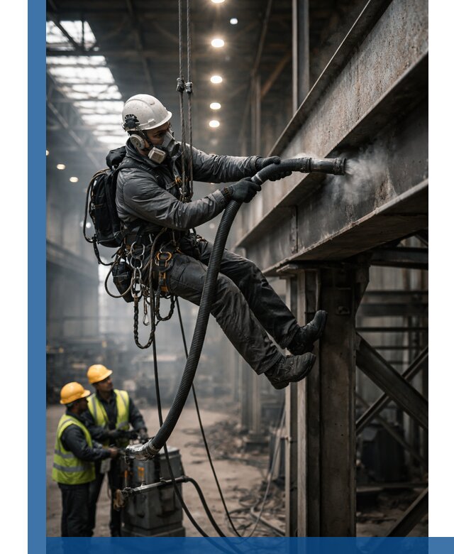 Обеспыливание конструкций в цехах промышленного производства в Сочи