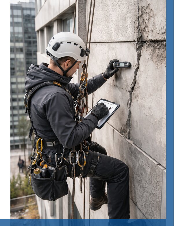 Обследование фасада альпинистами в Сочи от 124 р. | ВЫСОТНИК-Счи