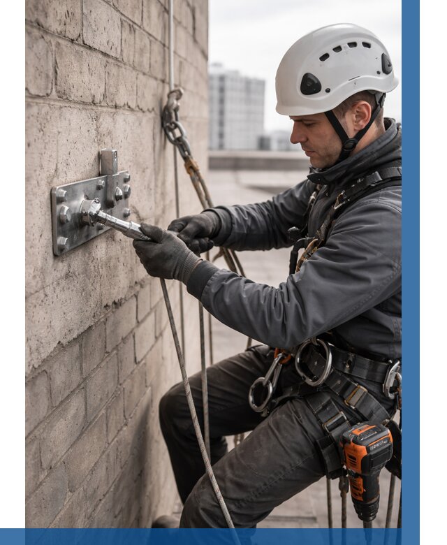 Установка анкерных точек в Сочи от 3618 р. | ВЫСОТНИК-Счи